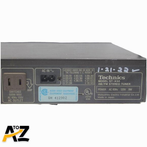 Nice Collectible Vintage Quartz Synthesizer AM/FM Stereo Tuner Technics ST-K50 - Picture 3 of 12